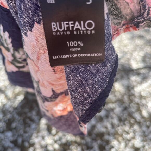 BUFFALO DAVID BRITTON Floral Peasant Top - Picture 5 of 7